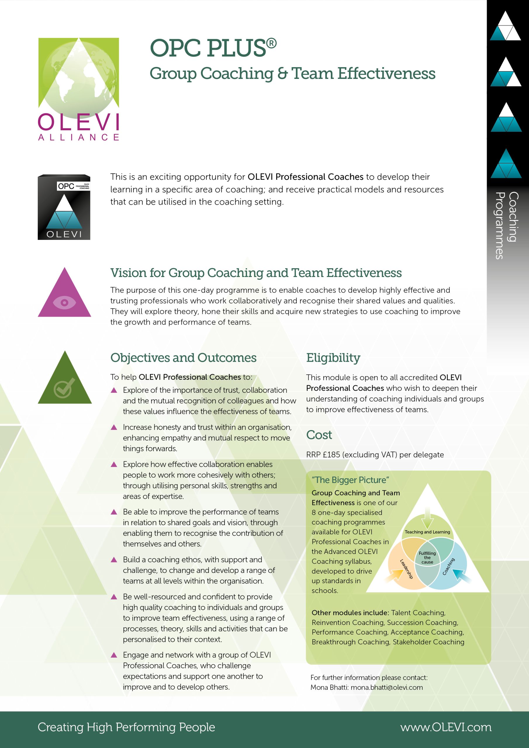 OPC Team coaching unit